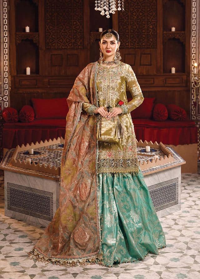 Maria B Mysoori Embroidered Luxury Dress Hand Work 3 Piece Unstitched Hadiz outfit Maria B Mysoori Embroidered Luxury Dress Hand Work 3 Piece Unstitched Hadiz outfit