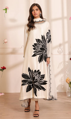 NOMI ANSARI LUXURY WHITE SILK COLLECTION