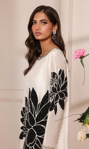 NOMI ANSARI LUXURY WHITE SILK COLLECTION