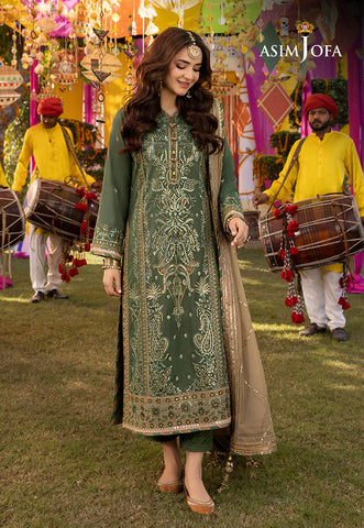 Asim Jofa Chiffon Embroidered Unstitched Collection