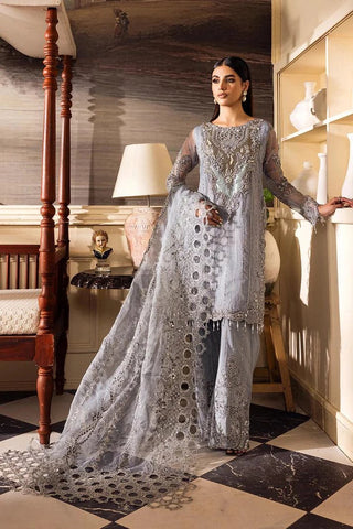 Emaan Adeel ZORHA Organza 3 Piece Dress