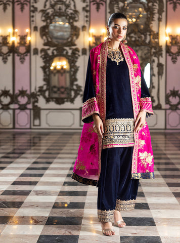 Zainab Chottani - Velvet Unstitched Winter Collection