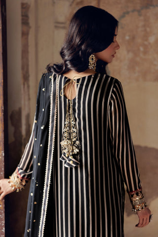 CHARIZMA NEW BLACK&WHITE CHIFFON PARTY WEAR