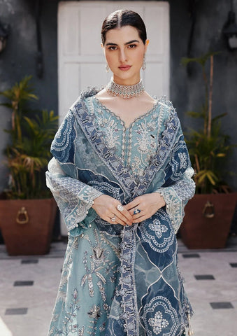 NAWABZADI BY EMAAN ADEEL LUXURY FORMAL EMBROIDERED ORGANZA SUIT NW-02