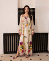 HADIZOUTFIT NEW CREAM KAAFTAN SILK PARTY WEAR DFEZ- 290