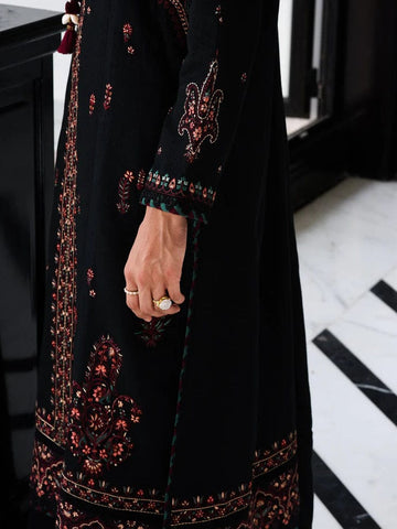 HADIZOUTFIT NEW BLACK CHIKANKARI LUXURY LAWN COLLECTION