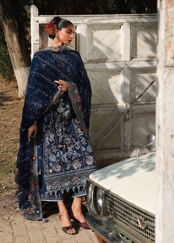 HUSSAIN REHAR EMBROIDERED LUXURY LAWN COLLECTION FZZZ-001