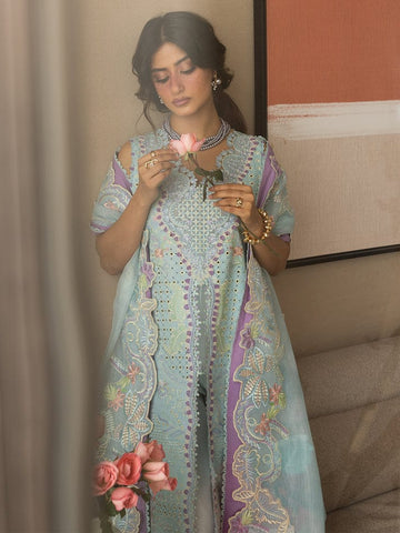 MAHNUR NEW CHIKANKARI LUXURY LAWN COLLECTION