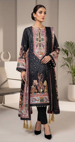 HADIZOUTFIT NEW DIGITAL PRINTED SILK PARTY WEAR BEZZ-089