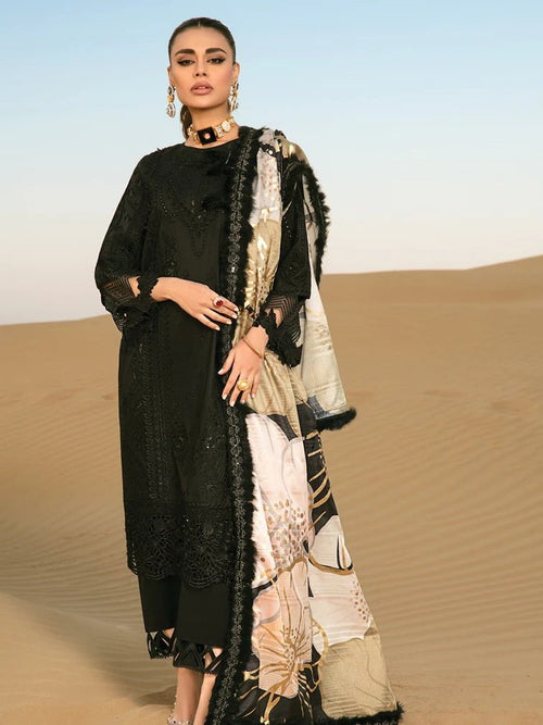 Rang Rasiya Black Luxury Lawn Collection