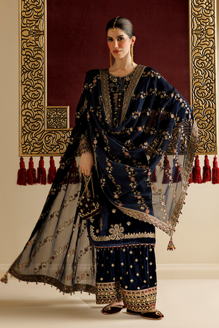 JAZMIN NEW VELVET PARTY WEAR EAEZ-295