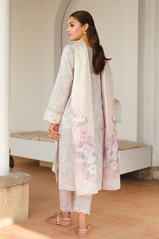 BAROQUE | EMBROIDERED PRINTED LAWN 3 PIECE DRESS