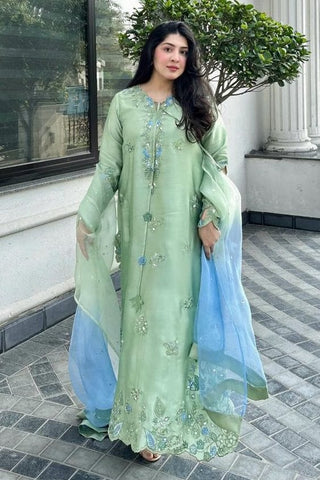 HADIZOUTFIT NEW KAAFTAN STYLE SILK PARTY WEAR GZZZ-074