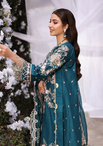 KAHF NEW BLUE CHIKANKARI LUXURY LAWN COLLECTION