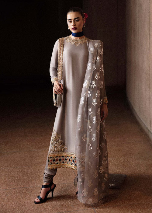 HUSSAIN REHAR NEW RAW SILK PARTY WEAR DEZZ-004