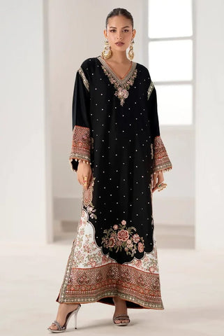 ETHNC NEW BLACK SILK PARTY WEAR FZZZ-118