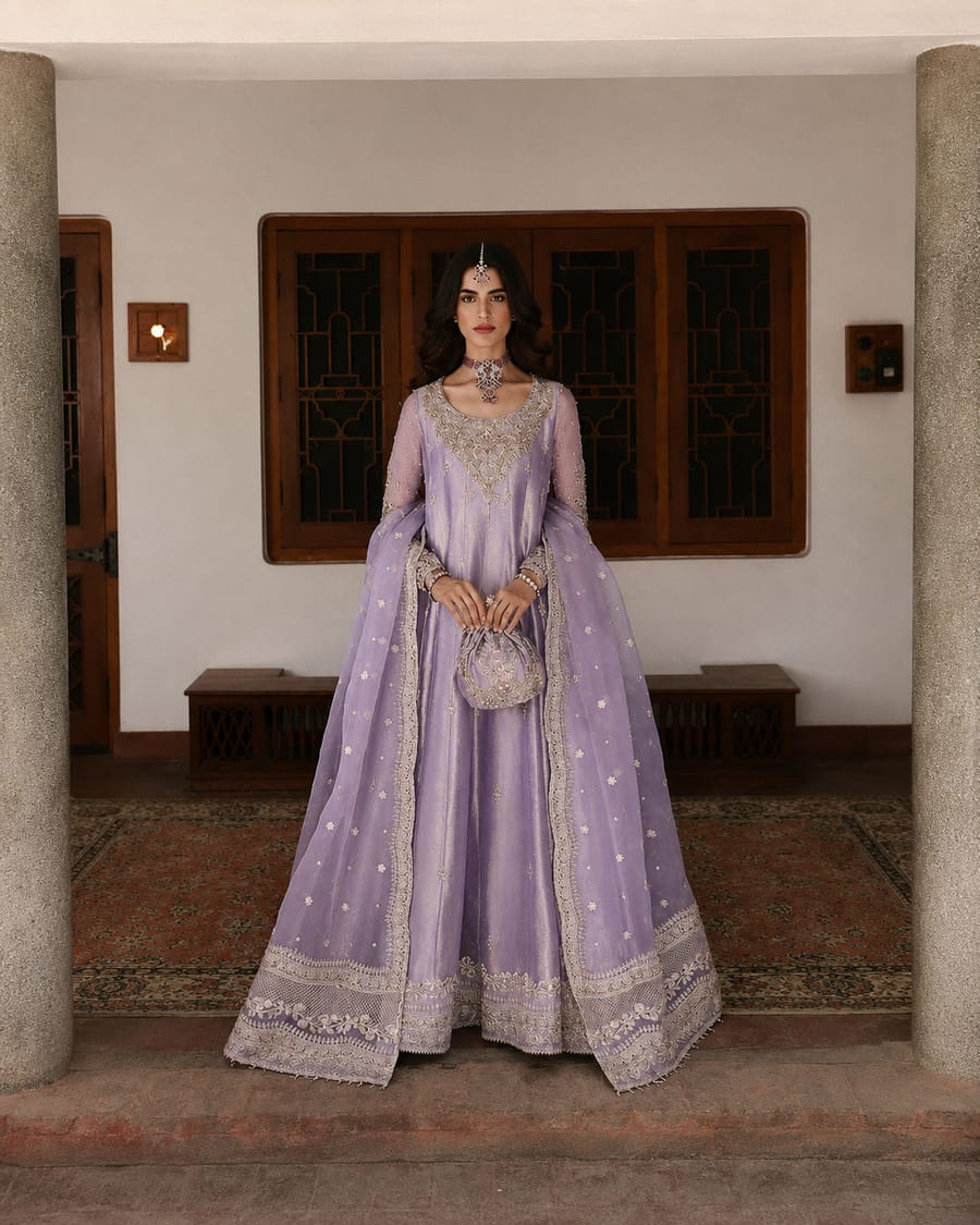 FAIZA SAQLAIN NEW PARTY WEAR MAXI FEZZ-024