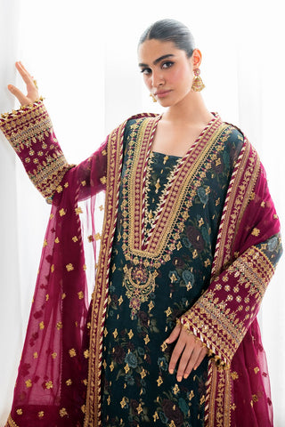 BAROQUE NEW PARTY WEAR CHIFFON DRESS