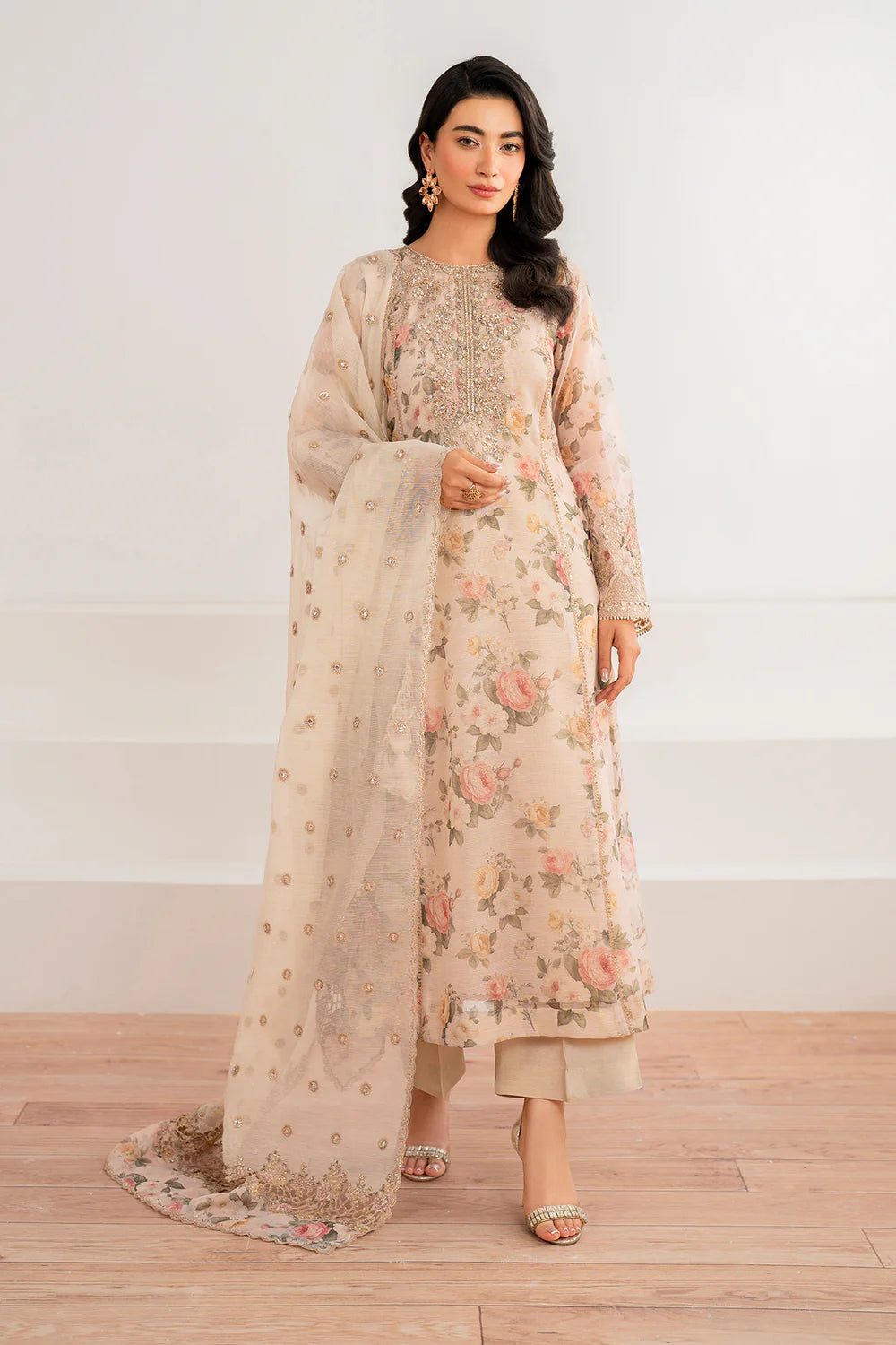 Baroque Skin Printed Lawn Collection Unstitched 3 Piece Suite