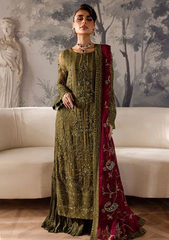 Elanora By Nureh Embroidered Chiffon Suit Formal Collection