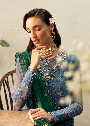 Gulaal Embroidered Net Suits Helia - Luxury Collection