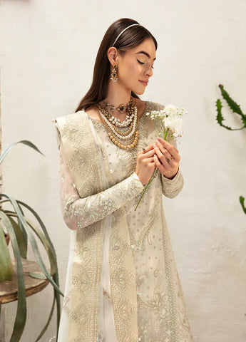 Gulaal White Formal Chiffon Collection