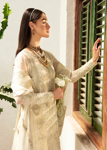 Gulaal White Formal Chiffon Collection