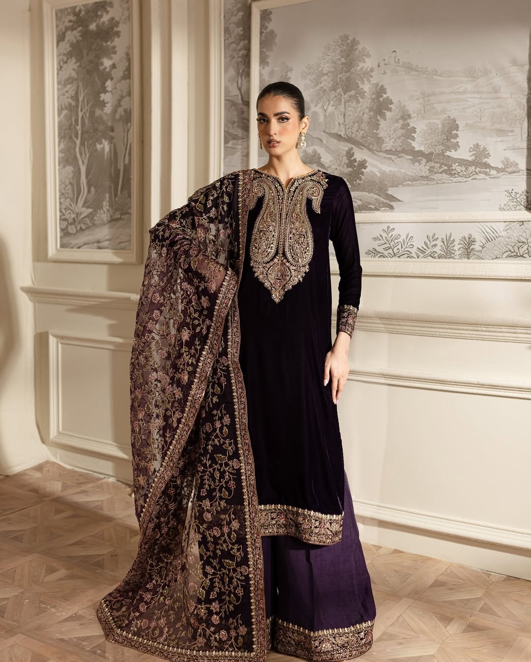 BATIK NEW VELVET PARTY WEAR