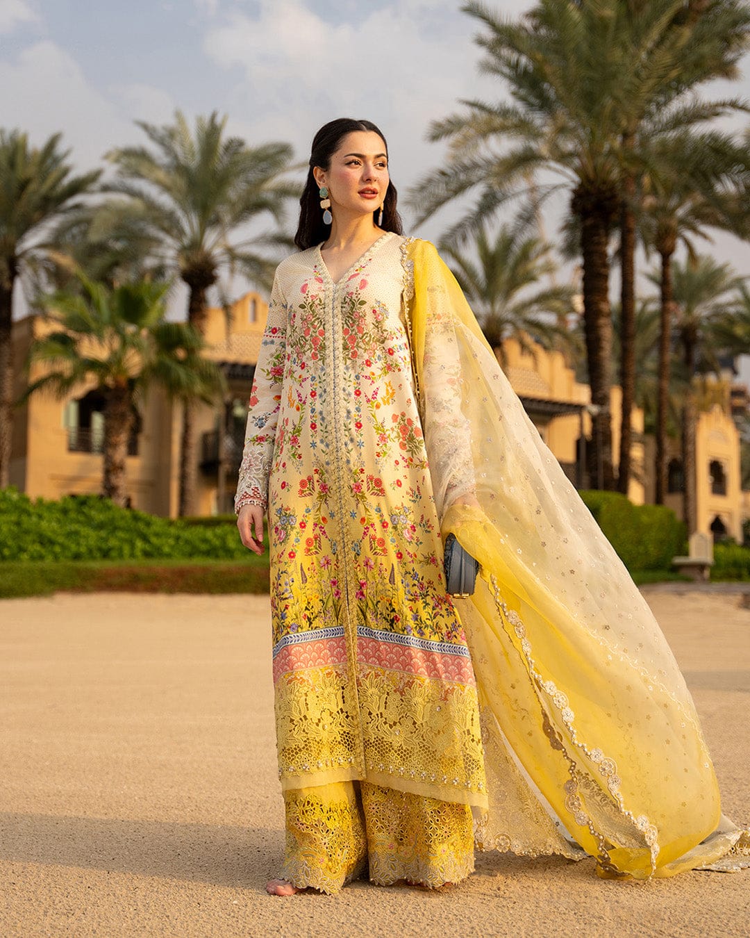 FAIZA SAQLAIN PRINTED LUXURY LAWN COLLECTION