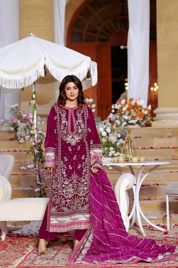 ANEELAS NEW VELVET PARTY WEAR