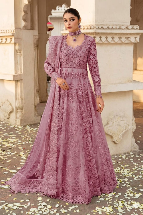 NAMEERA BY FAROOQ NEW NET BRIDAL MAXI