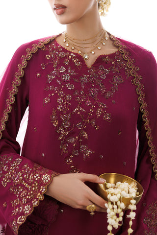 IZNIK NEW MERGENTA CHIFFON PARTY WEAR DBEZ-235