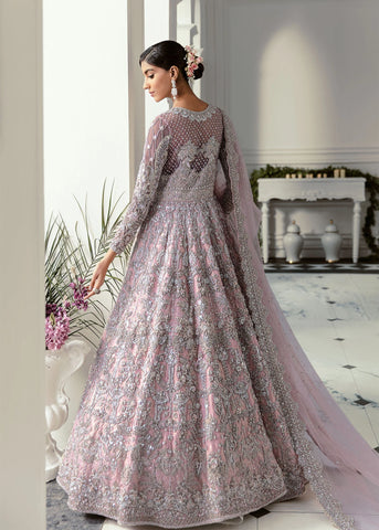 Akbar Aslam Pink Maxi Exclusive Collection Net Replica