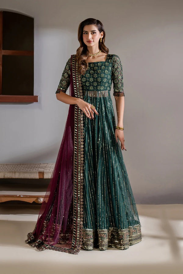 IZNIK NEW NET PARTY WEAR MAXI