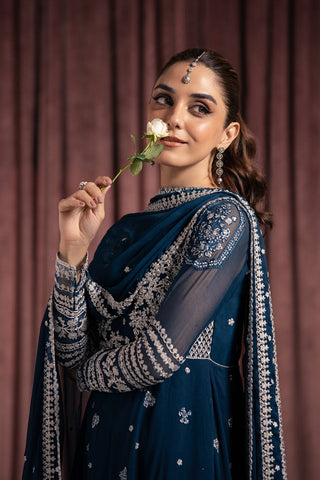 AZURE NEW CHIFFON PARTY WEAR FROCK