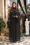 MARIA B NEW  BLACK CHIFFON PARTY WEAR FEZZ-220