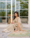 HADIZOUTFIT NEW WHITE ORGANZA PARTY WEAR GZZZ-102