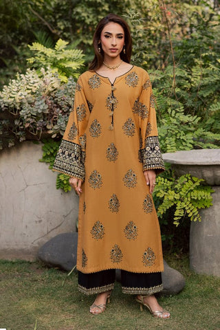 BATIK MUSTARD NEW LUXURY LAWN COLLECTION