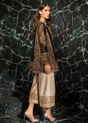 HADIZOUTFIT NEW BLACK VELVET PARTY WEAR FFZZ-204