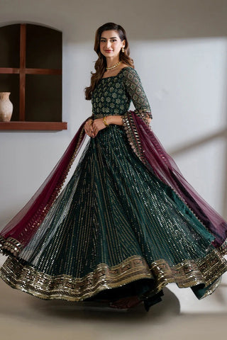 IZNIK NEW NET PARTY WEAR MAXI