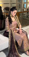 HARIS SHAKEEL NEW PINK MAYSOORI PARTY WEAR IEZZ-098