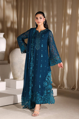 AZURE NEW ZINC CHIFFON PARTY WEAR DAZZ-107