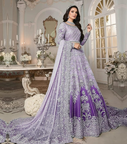 MARIA B NEW TWO TONE BRIDAL MAXI