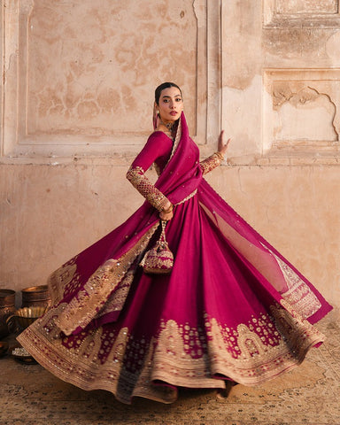 FAIZA SAQLAIN NEW ATISHI CHIFFON MAXI