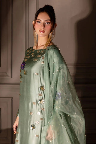 NUREH NEW RAW SILK PARTY WEAR