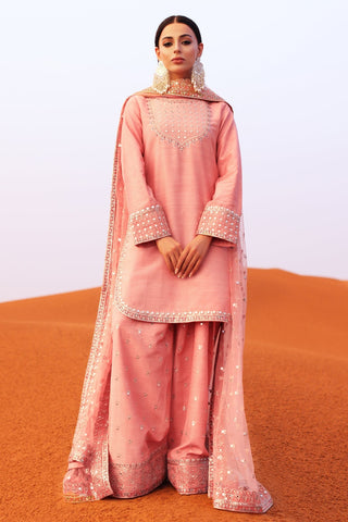 CHARIZMA PINK NEW SILK PARTY WEAR