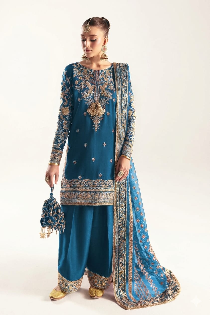 KANWAL MALIK NEW RAW SILK BRIDAL WEAR