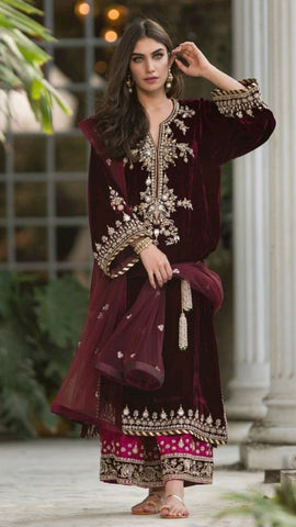 ANAS ABRAR NEW VELVET COLLECTION