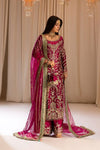 TABYAA NEW RED RAWSILK PARTY WEAR