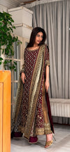 HARIS SHAKEEL NEW SHOCKING PINK CHIFFON PARTY WEAR